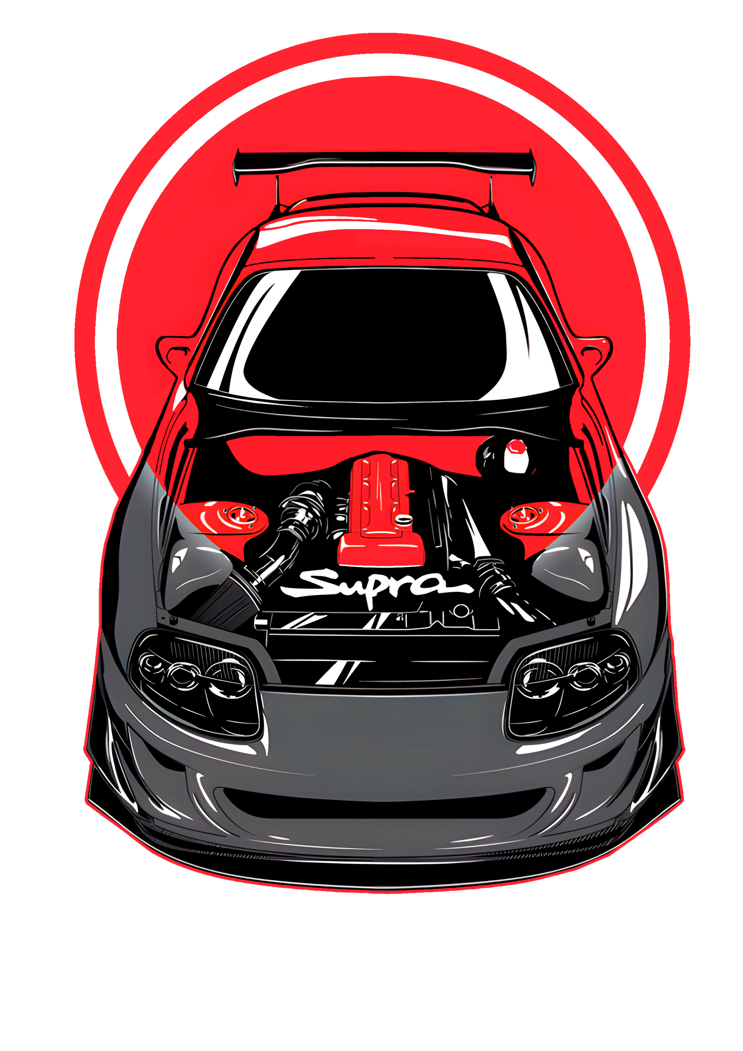 JDM Legend: Supra MK4 "Heart of a Beast" Graphic Tee