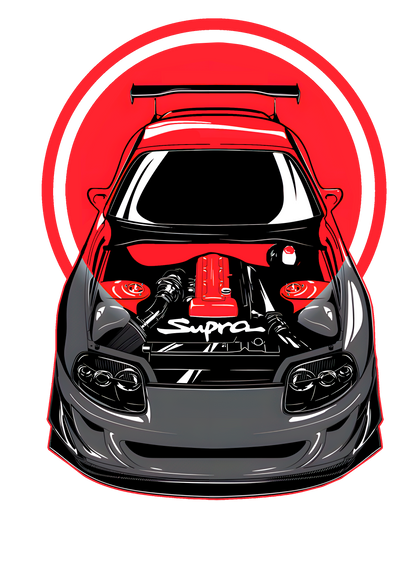 JDM Legend: Supra MK4 "Heart of a Beast" Graphic Tee