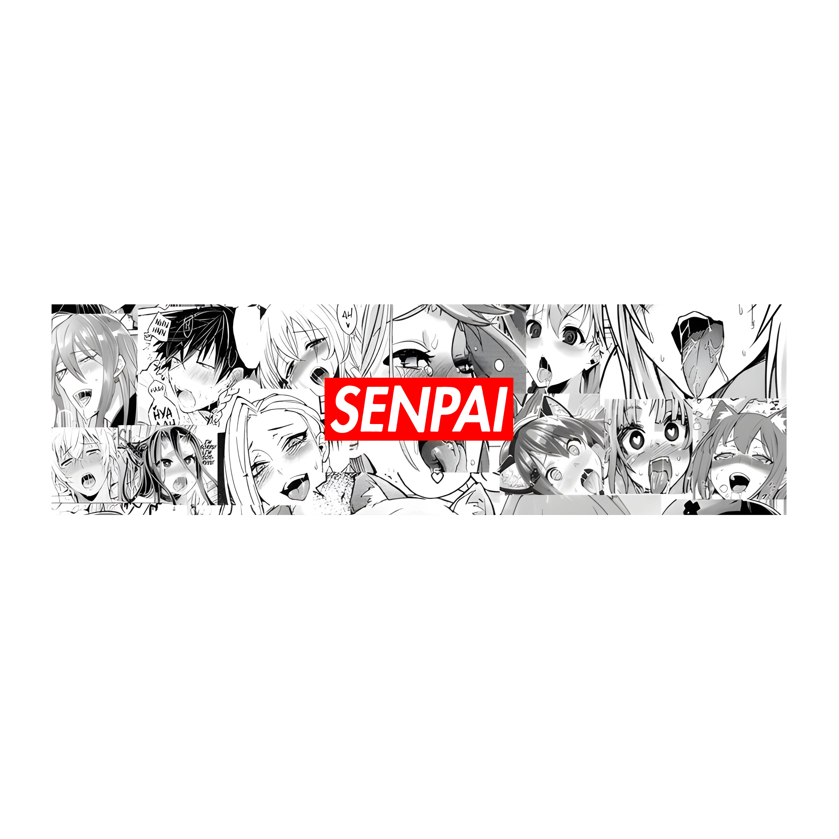 Senpai Ahegao Graphic Hoodie Unisex Hooded Sweatshirt