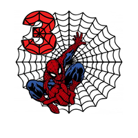 Spiderman Toddler Personalized Birthday Tee