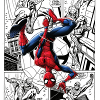 Spiderman Comic Panel Graphic Tee Unisex Shirt