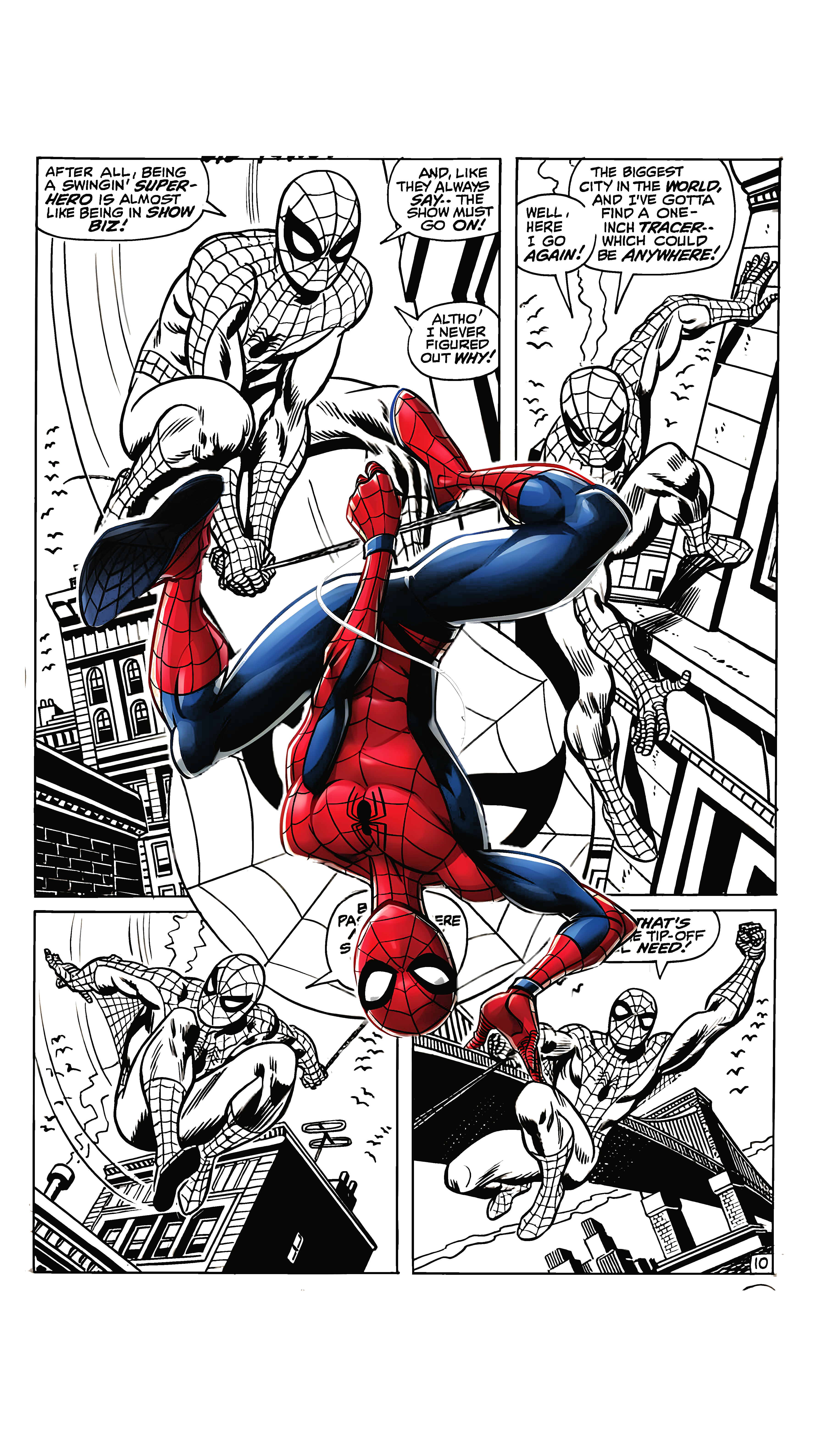 Spiderman Comic Panel Graphic Tee Unisex Shirt