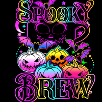 Spooky Brew Graphic Tee Unisex Halloween Shirt