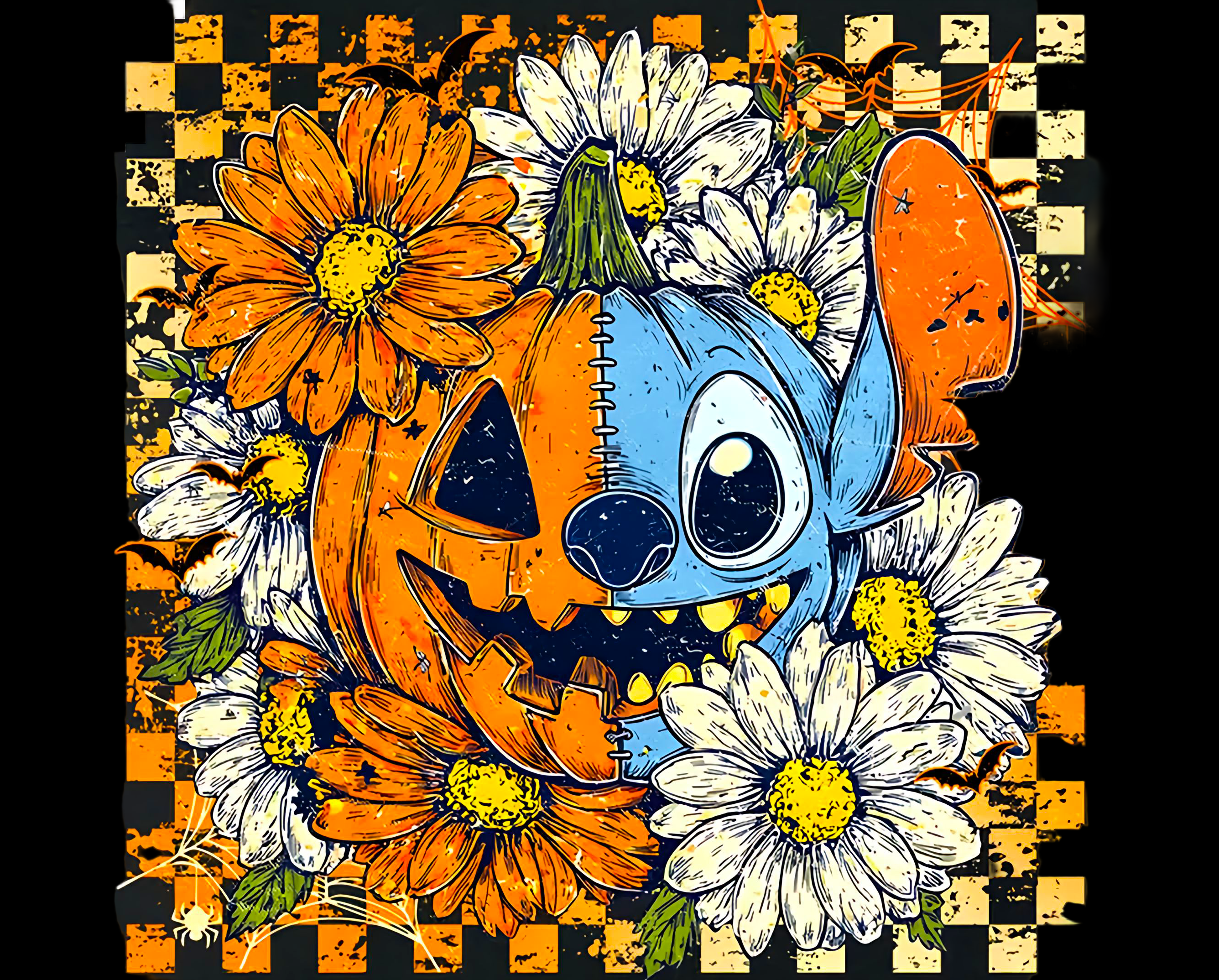 Pumpkin Stitch Graphic Tee Unisex Shirt
