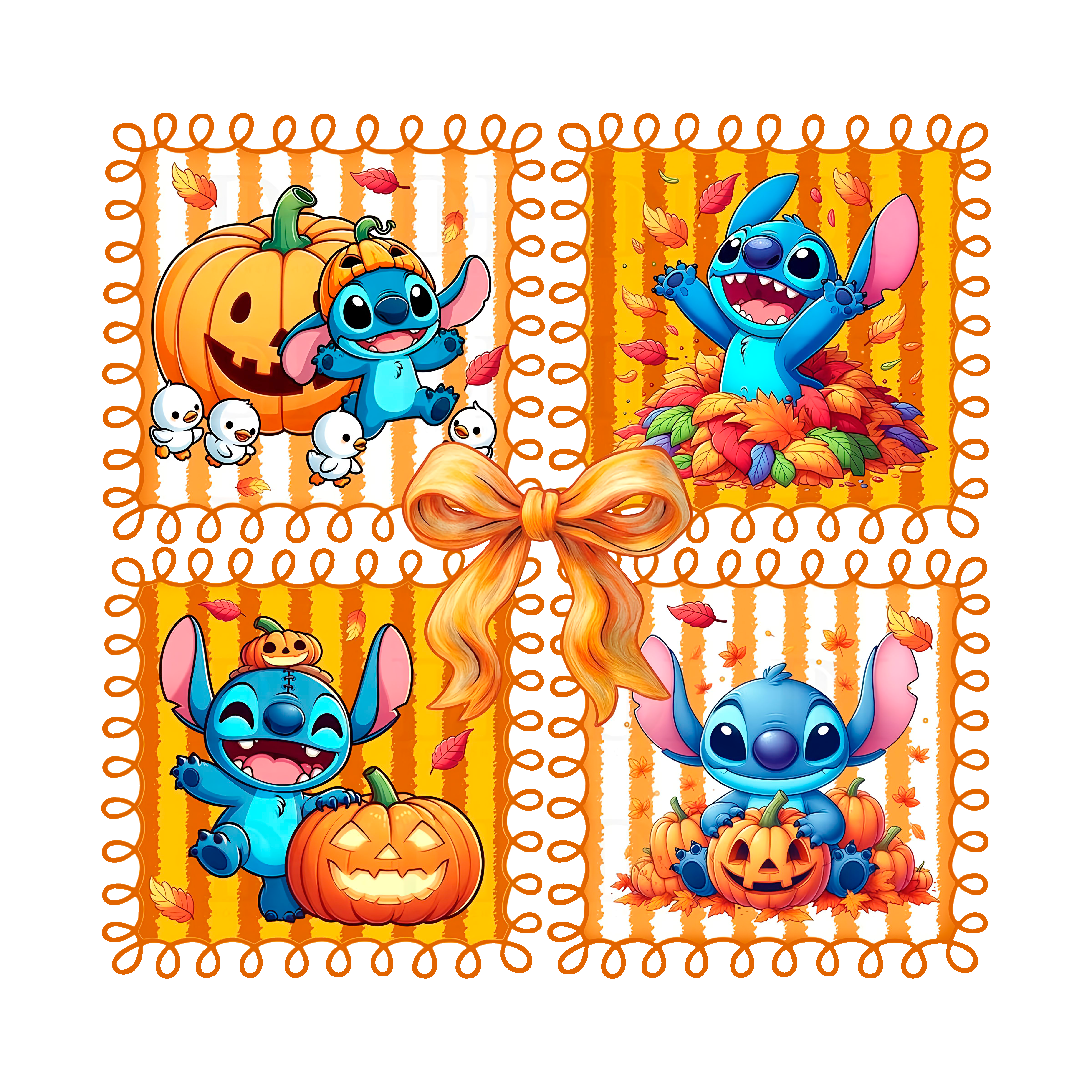 Stitch Autumn Vibes Graphic Tee Unisex Shirt