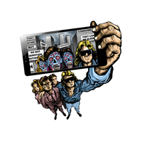 They Live Selfie Graphic Tee Unisex Alien Shirt