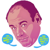 Tony Soprano "Don't Shit Where You Eat" Graphic Tee Unisex Shirt
