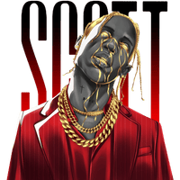 Travis Scott Gold Melt Graphic Tee Unisex Shirt
