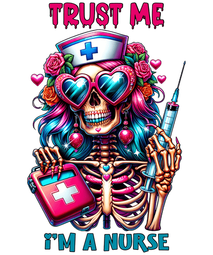 Trust Me, I'm a Nurse Graphic Tee Womens Tishirt