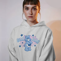 Grumpy Bear "Blah Blah" Graphic Hoodie Unisex Hooded Sweatshirt