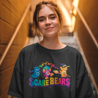 Scare Bears Graphic Tee Unisex Halloween Care Bear Shirt