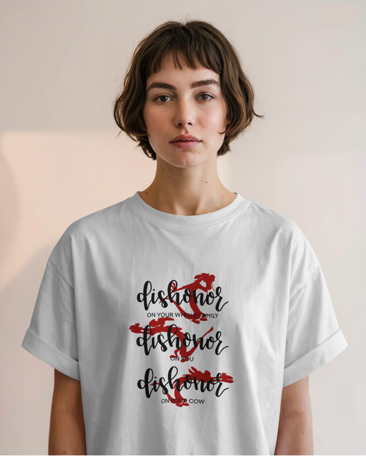 Mushu Dishonor On Your Cow Graphic Tee