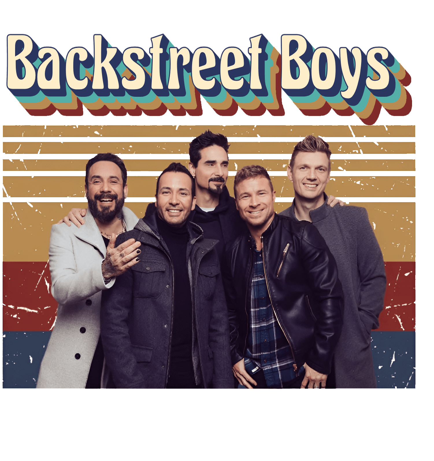 Backstreet Boys Vintage Graphic Tee Womens Shirt