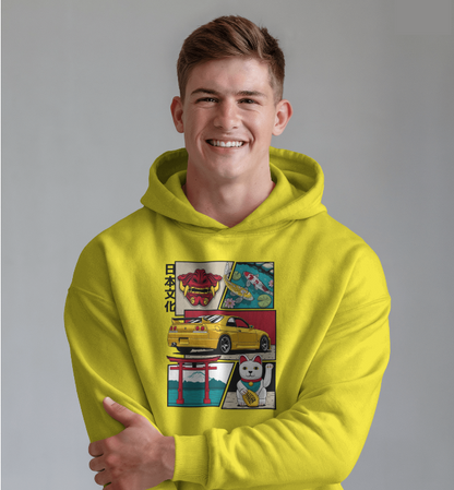 Nissan R33 GTR Graphic Hoodie Unisex Hooded Sweatshirt
