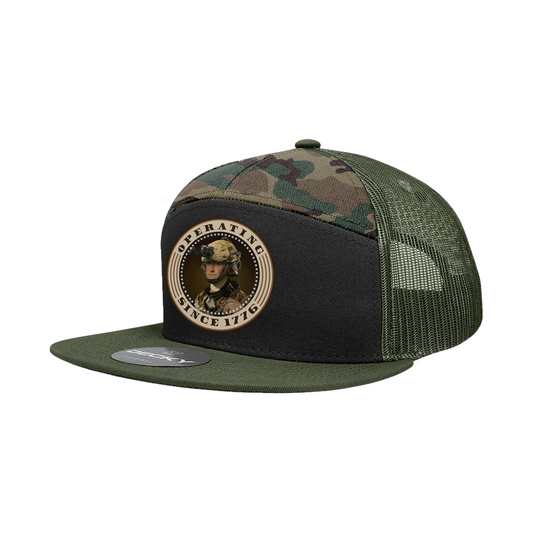 George Washington Tactical Camo 7 Panel Snapback