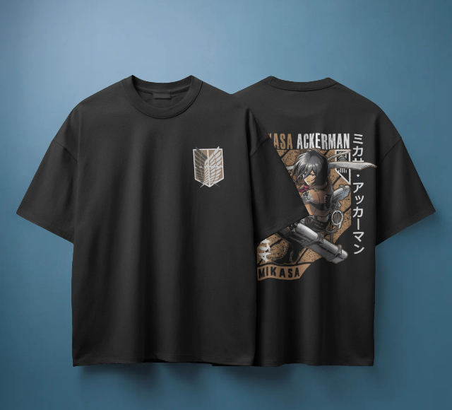 Attack on Titan Mikasa Scout Regiment Graphic Tee Unisex Shirt