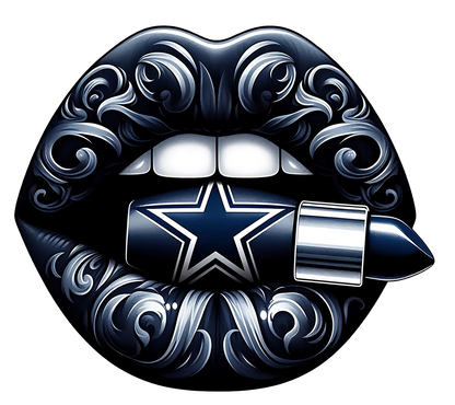 Dallas Cowboys Vintage Lips Womens NFL Tee