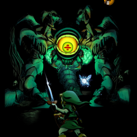 Zelda: Link & Boss Battle Graphic Tee Unisex Shirt