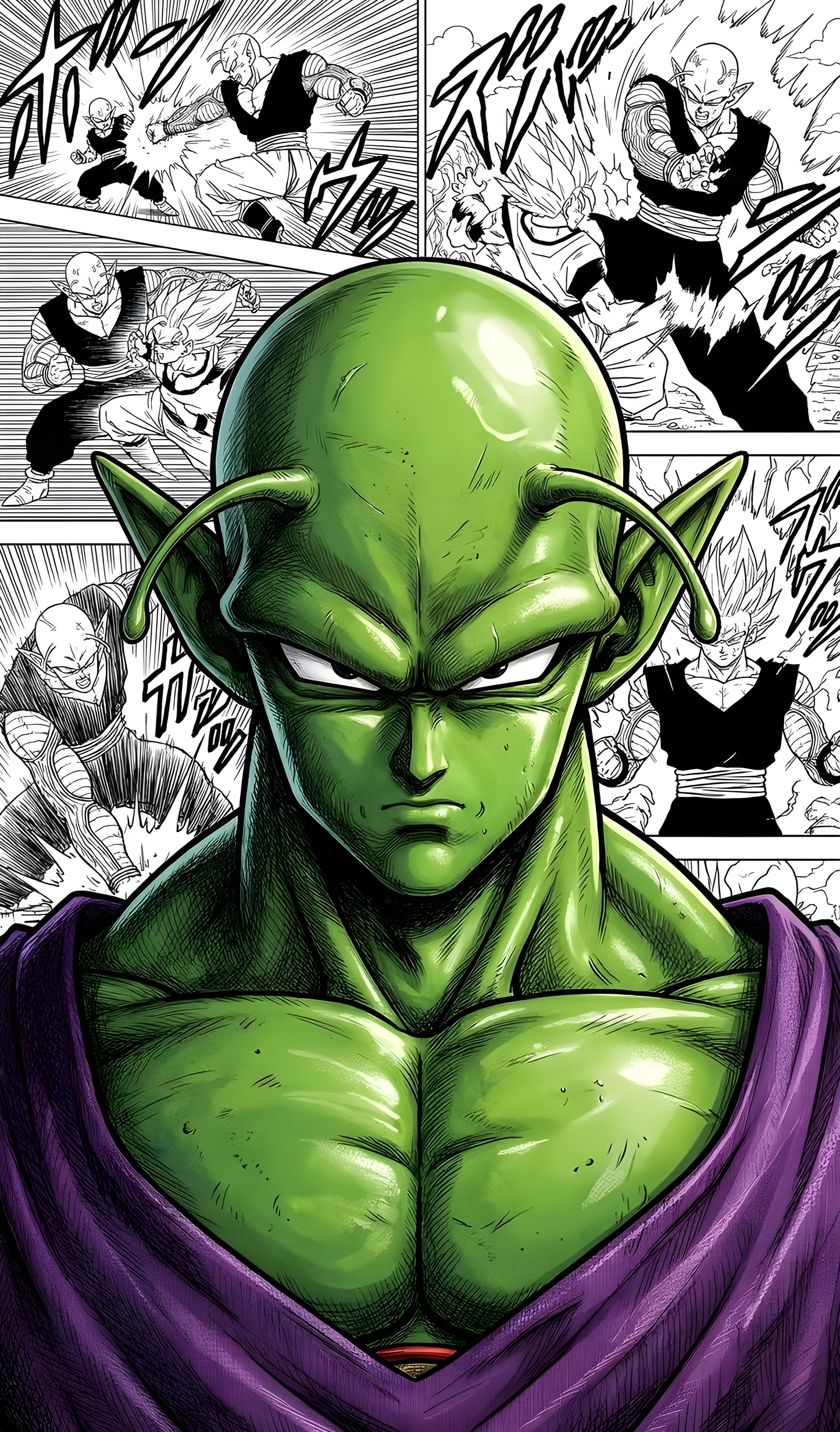 Dragon Ball Z - Piccolo Manga Graphic Tee