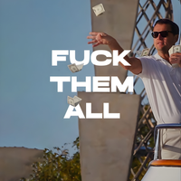 Wolf Of Wall street "Fuck Them All" Grahic Tee Unisex Shirt