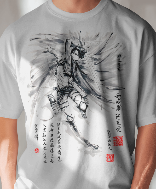 Levi Ackerman "Steel Whirlwind" Tee – Attack On Titan