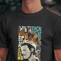 Freddy Mercury The Queen Legend Graphic Tee Unisex T Shirt