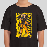 Naruto Uzumaki Battle Stance Graphic Tee Youth Shirt