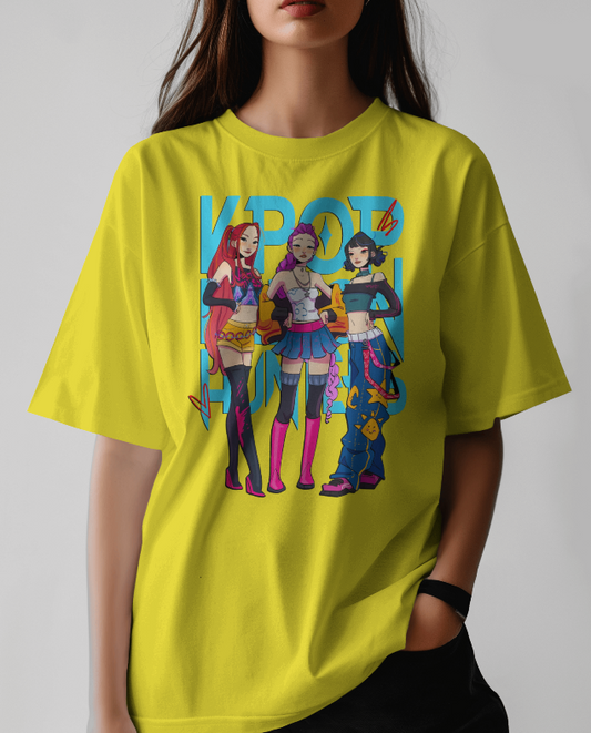 Kpop Demon Hunters Graphic Tee Womens Shirt