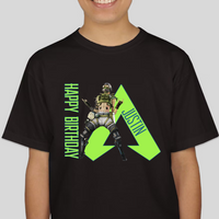 Apex Legends Octane Youth Personalized Brithday Tee