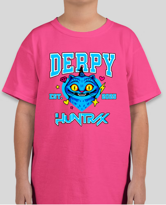 Derpy Cat 2025 HuntrX Youth Tee Girls Graphic Tee
