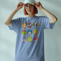 Melting Cartoon Ice Creams Graphic Tee Unisex Shirt
