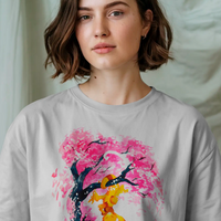 Abra Water Color Cherry Blossom Pokemon Graphic Tee