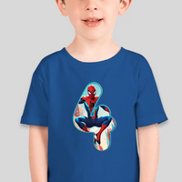 Spiderman Toddler Personalized Age Birthday Tee Unisex Shirt