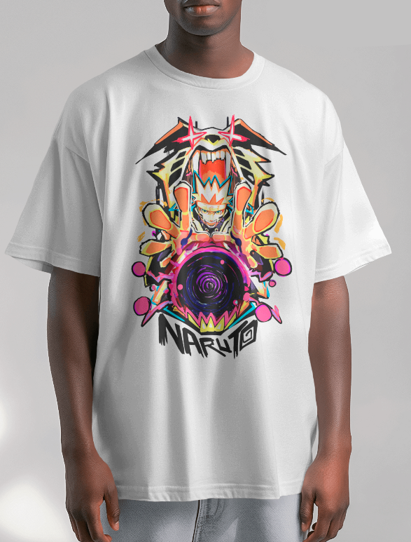 Naruto "Kurama Mode" Neon Graffiti Tee |
