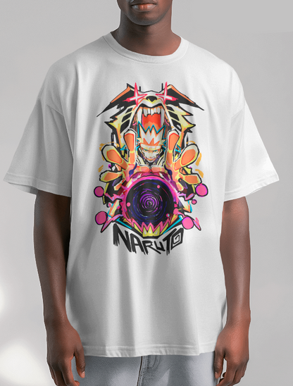 Naruto "Kurama Mode" Neon Graffiti Tee |
