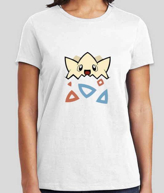 Togepi Pokemon Womens Fitted Graphic Tee