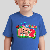 Cocomelon JJ Toddler Personalized Birthday Tee