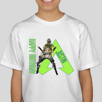 Apex Legends Octane Youth Personalized Brithday Tee