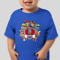 Paw Patrol Toddler Personalized Birthday Name & Age Shirt