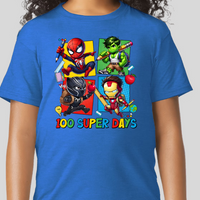 The Avengers 100 Days Of School Youth Graphic Tee Unisex Shirt