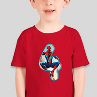 Spiderman Toddler Personalized Age Birthday Tee Unisex Shirt
