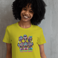 Tired Moms Club Skeleton Graphic Tee Womens TShirt