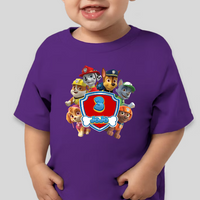 Paw Patrol Toddler Personalized Birthday Name & Age Shirt