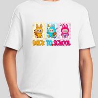 Labubu Back To School Youth Graphic Tee Unisex Shirt