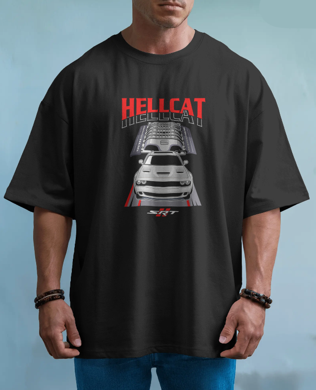Dodge Challenger Hellcat Graphic Tee Unisex Shirt