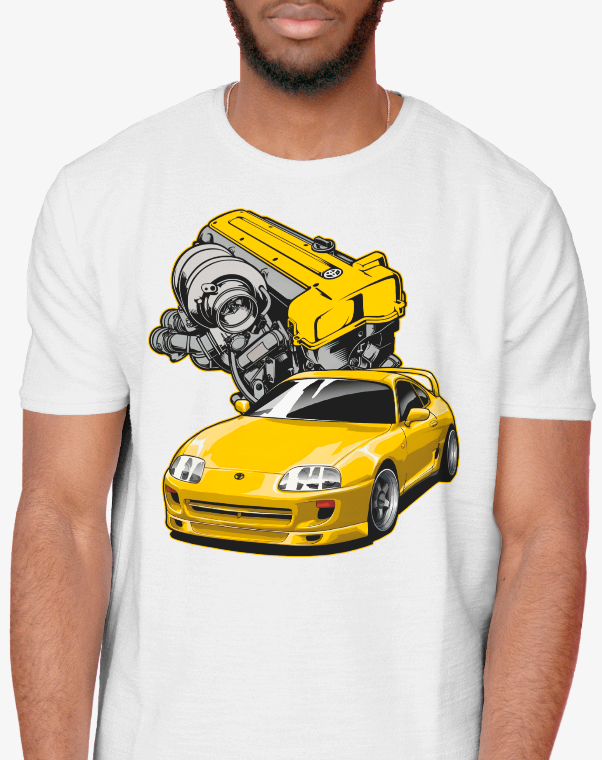 Toyota Supra MK4 & 2JZ-GTE Graphic Tee – JDM Legend Series