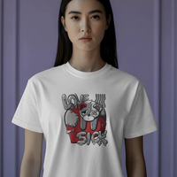 Love Sick Teddy Graphic Tee Womens Shirt