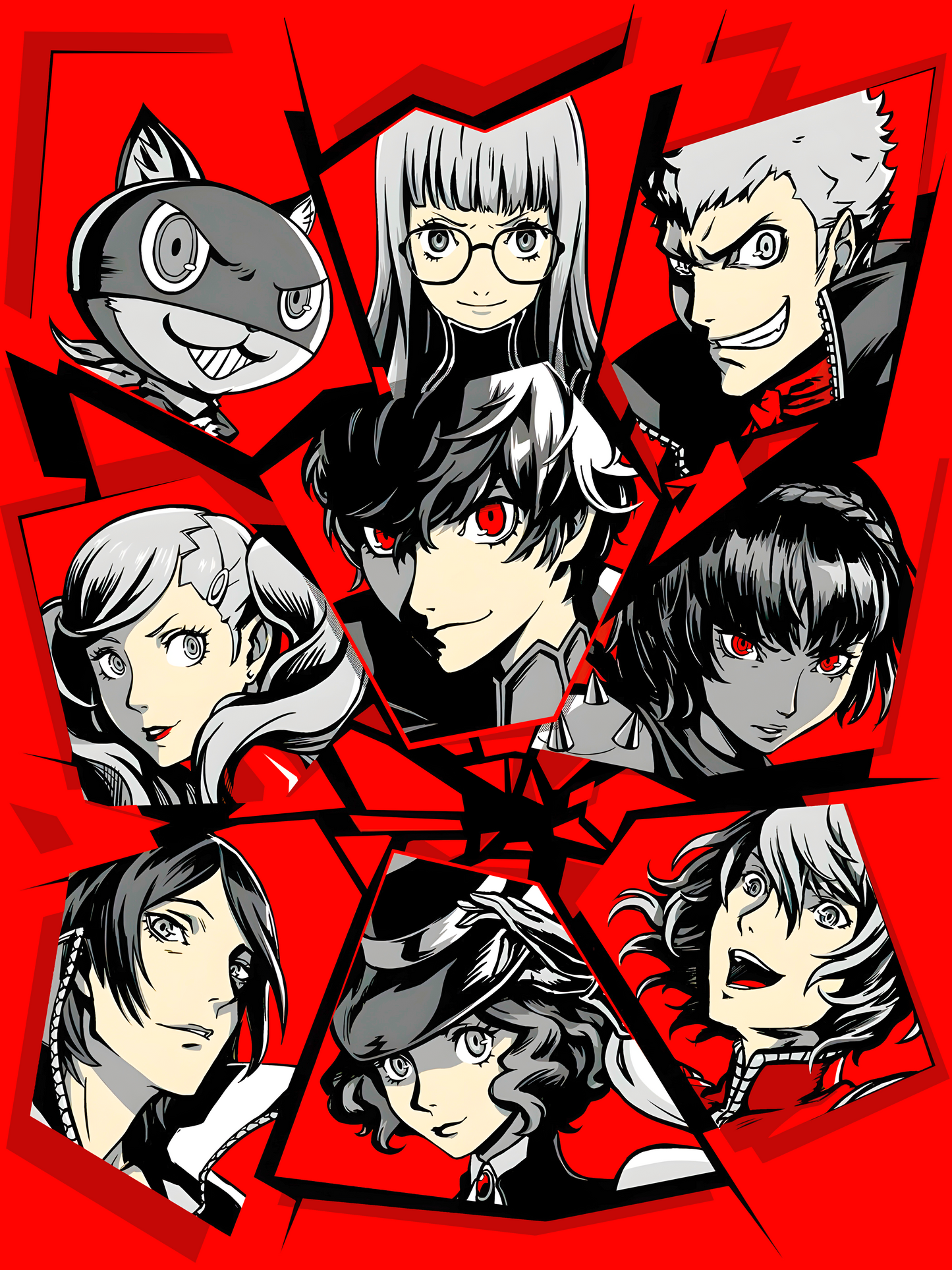 Persona 5 P5 Protagonist Collective Graphic Tee