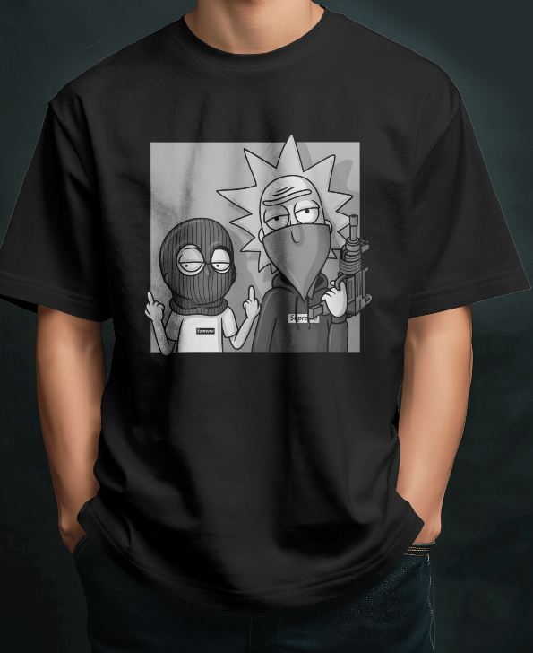 Rick and Morty Skimask Outlaws Unisex Graphic Tee