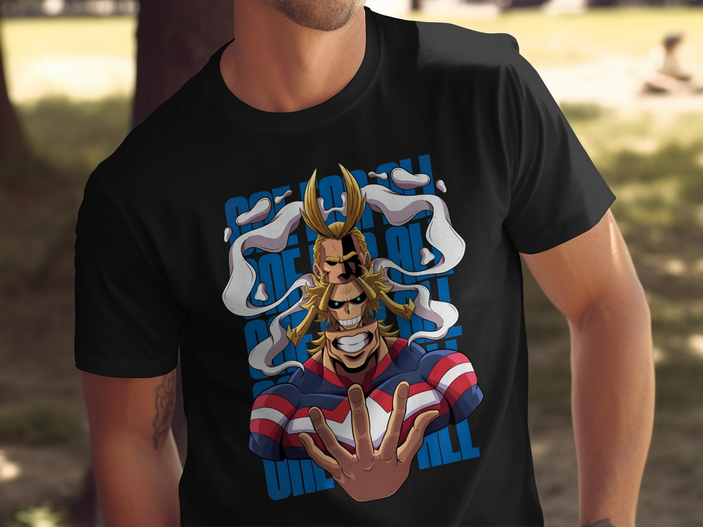 "One For All" My Hero Academia - All Might Graphic Tee Unisex T-Shirt